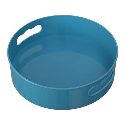 Storage Tray Non-slip 360 Degree Rotating Plastic Multifunctional Cosmetic Snack Fruit Seasoning Box for Kitchen