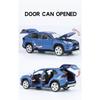 1/24 Scale Toyota RAV4 Off-Road SUV Model Car Metal Diecast Vehicle Simulation Collection Sound & Light Toy for Kids Boys Gift