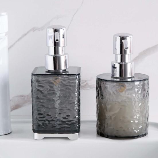 300/400ML Ripple Liquid Soap Dispenser Shampoo Body Hand Wash Shower Gel