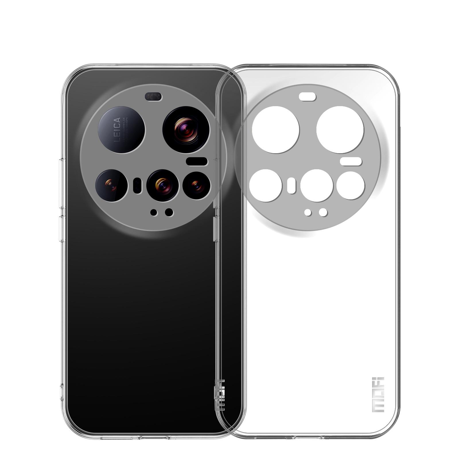

For Xiaomi 15 Ultra Clear Phone Case MOFI Ultra-Thin TPU Phone Back Cover Transparent