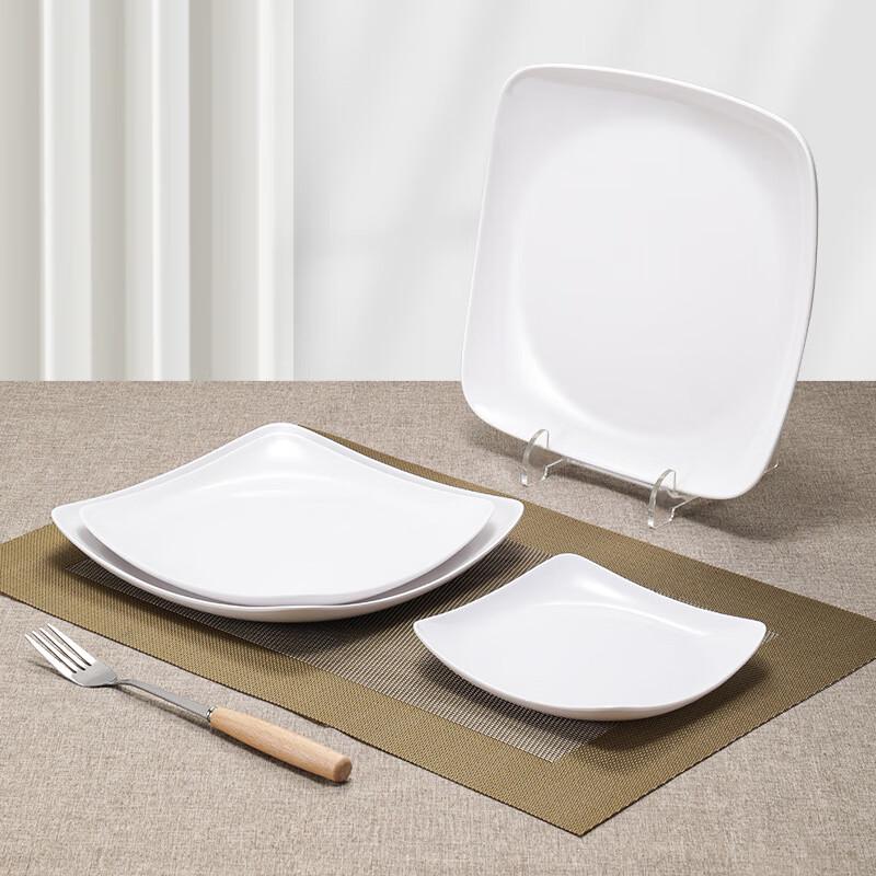 A5 Melamine Square Dinner and Serving Plate