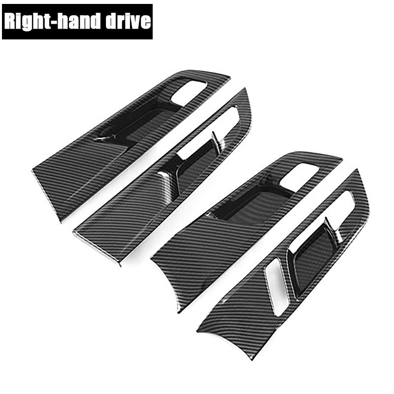 4Pcs/Set Car Door Handle Decorative Frame Fit For MG4 EVMulan 2024-2024 Car Accessories Left, Right Drive Door Handle Bowl Cover