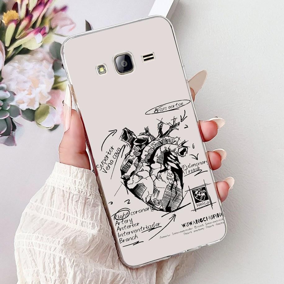 For Samsung Galaxy J5 2015 2016 Case SM-J500F SM-J510F Silicone Cover Cute Cat Cartoom Soft Funda For Samsung J7 2016 J710F Capa