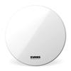 EVANS EQ3 Resonant White Bass Drum Head TT16RSW-NP (No Soundhole)  EQ3 Tom Hoop Resonant White - No Port (7.5mil + 10mil Ring) 16-inch