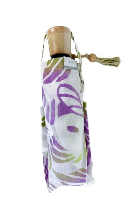 

Женский зонт Rose Sangyo 50 см Мини складной от дождя или листьев 63501519, Т/С, Блеск, Узор, зелёный