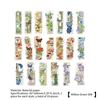 Vintage Creative Botanical Butterfly Flower Stickers for DIY Decorative Stickers (No Backing)