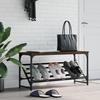 VidaXL Shoe Rack Brown Oak 90x30x45 Cm Engineered Wood 833422