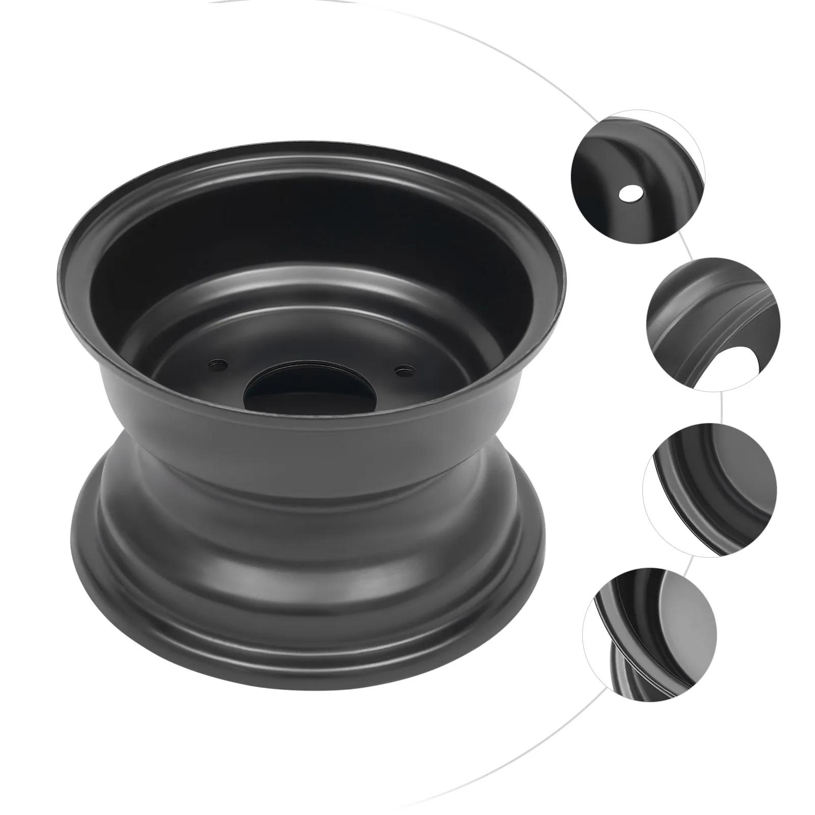 

7 Колесный диск для квадроцикла 3 шпильки 16x8-7 Части диска для шины для квадроцикла 125 куб.см Черный колесный диск Шина 3 отверстия Расстояние между отверстиями 78 мм, Черный