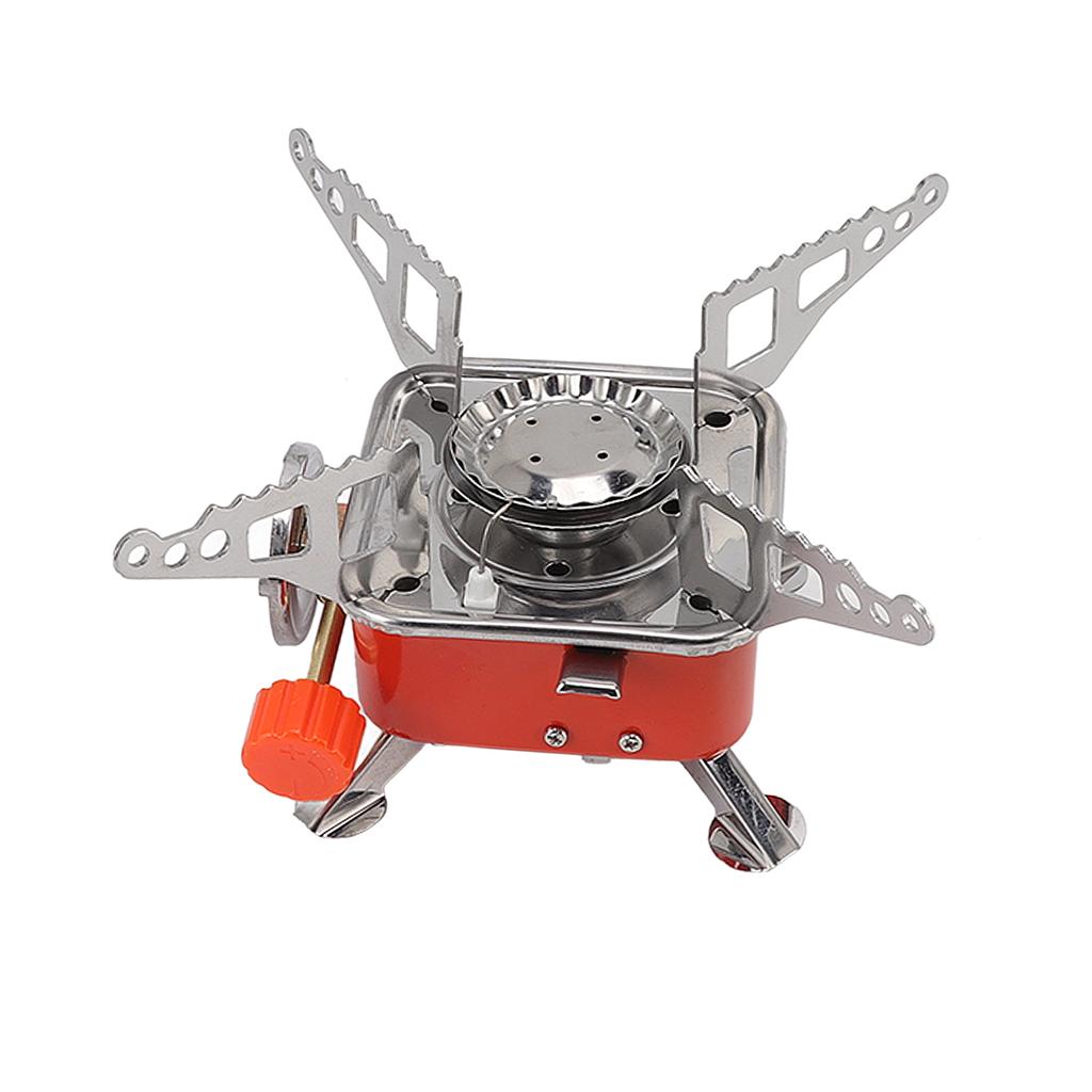 Outdoor Gas Stove Folding Mini Quadrate Stove Cooker Camping Picnic Portable Gas Stove