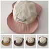 Korean Style Summer Kid Sun Hat Comfortable Quick-dry Fisherman Hat Candy Color Bucket Cap  Boys