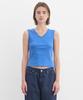 POSZER Basic V-Neck Sleeveless (Blue)