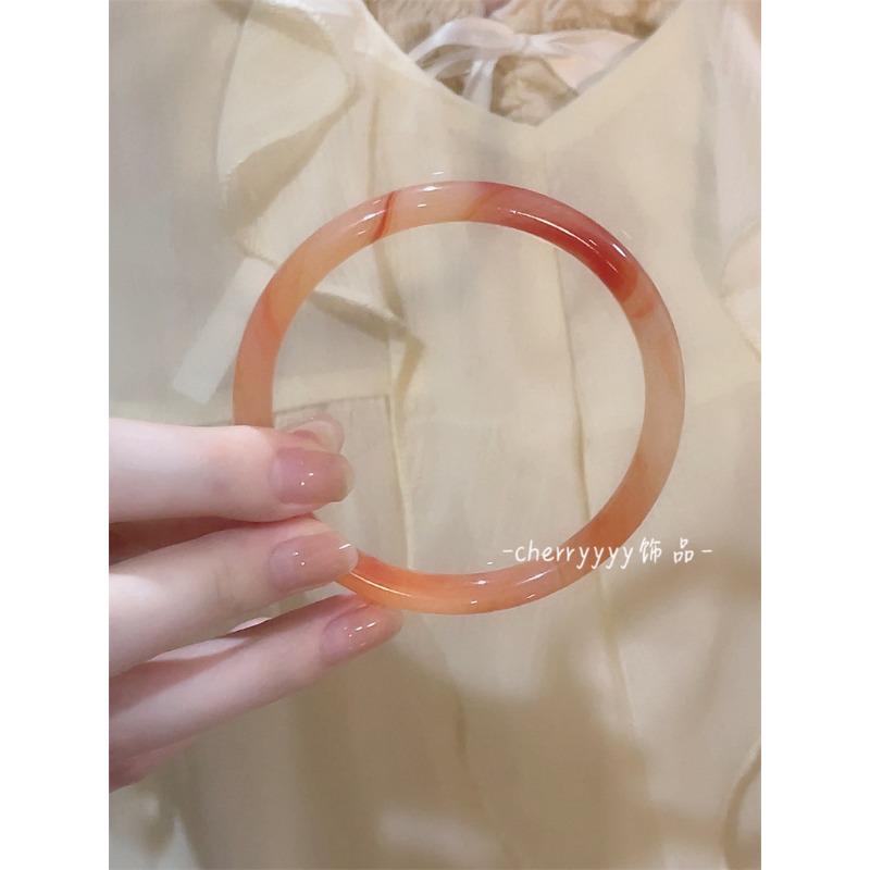 New chinese style glass antique bracelet - women's light luxury jewelry - gift accessory 8mm