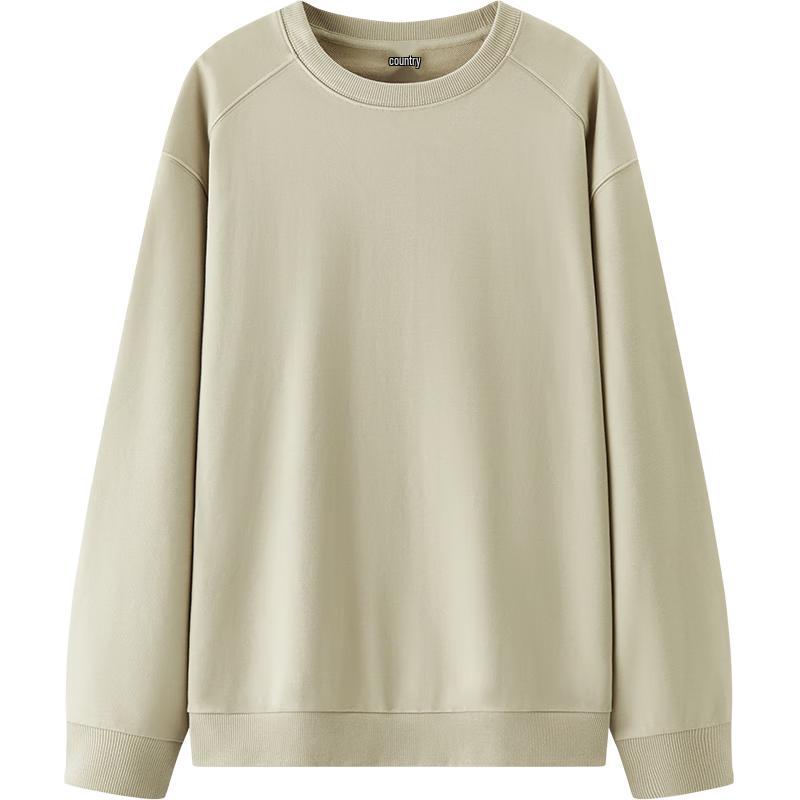 Базовый мужской свитшот Semir с круглым вырезом, однотонный XL хаки