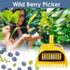 Blueberry Picker Berry Picker Rakes with Comb Teeth Lightweight Portable Ergonomic Handle Large Capacity Harvest Season Garden Tool