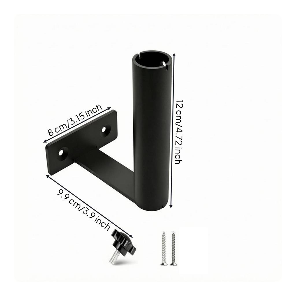 Antenna Wall Mount Outdoor Bracket with Mounting Screws Rust-Resistant
