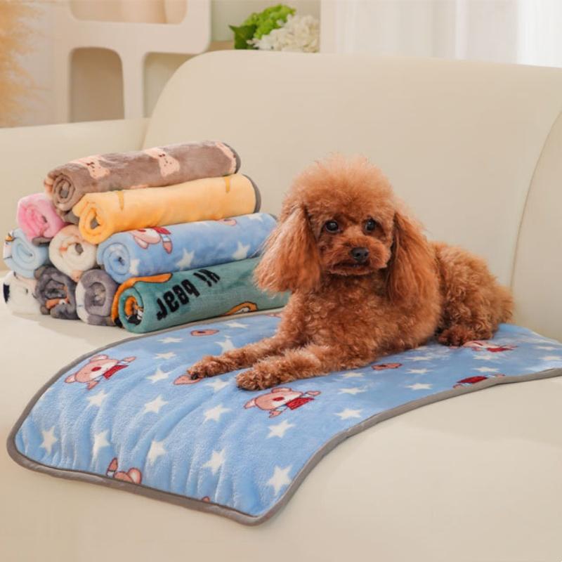 2026 New Soft Pet Blanket Spring Warm Dog Bed Blanket Cute Pet Sheets Warm Mat Comfortable Cat Dog Pad Blanket Pet Accessories