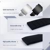 Nature Soft Silicone Rubber Watchband 20mm For Tissot Strap Tachymeter T011/T090/T472 Watch Band Wristband Fold Buckle Men/Women