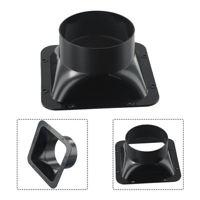 100-200MM ABS Złącze Kołnierzowe Ścienne Rura Wentylacyjna Połączenie Przewodów Powietrznych Połączenie Rury Wydechowej System Powietrzny Kratka Wylotowa Złącze