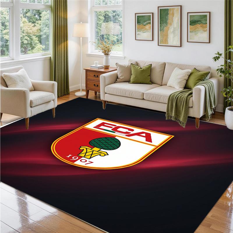 FC Augsburg FC Design Crystal Velvet Rug Soft Decorative Mat for Bedroom Entrance