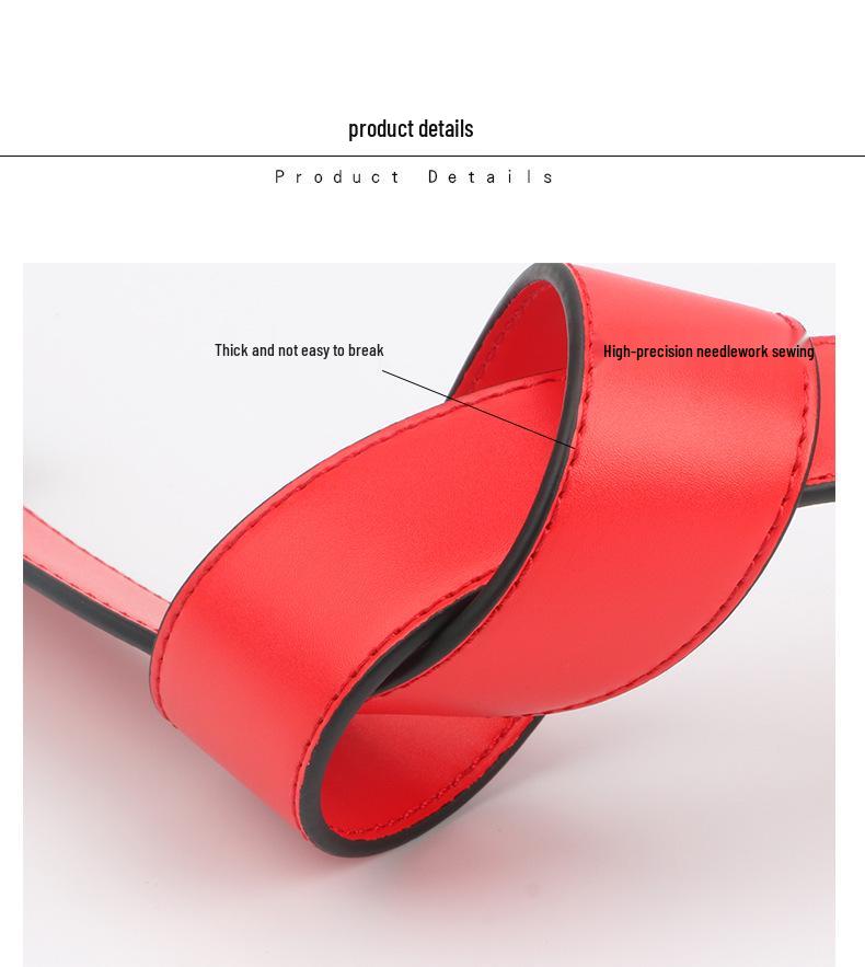 Justerbar Svart Konstläder Crossbody Bred Axelrem - Mångsidigt Ersättningstillbehör