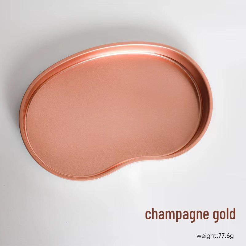 Stainless Steel Nail Art Storage Tray - Metal Jewelry Organizer with Multiple Styles