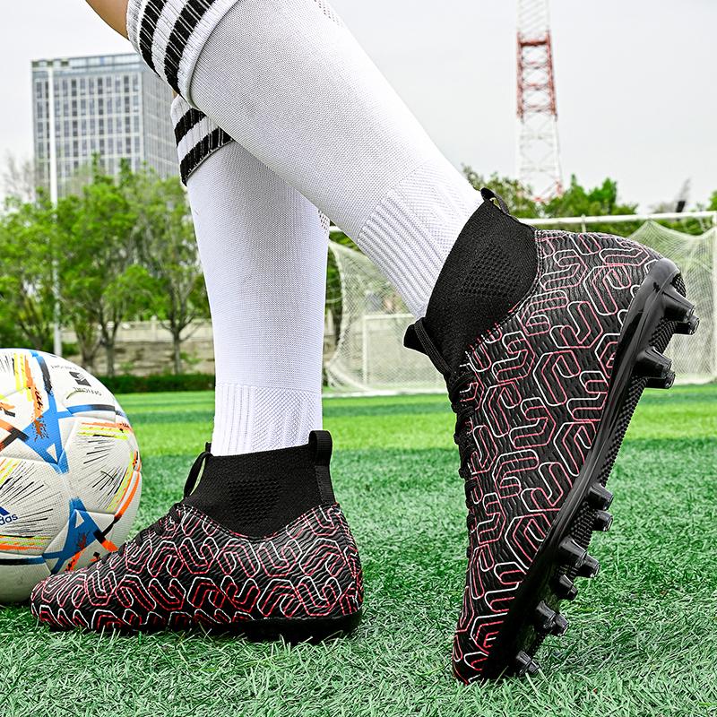 35-45Унисекс футбольные бутсы Молодежные футбольные бутсы большого размера Резиновая — фото 13