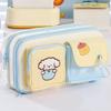 Cartoon Embroidery Cartoon Pen Pencil Case Stationery Storage Bag  School Office