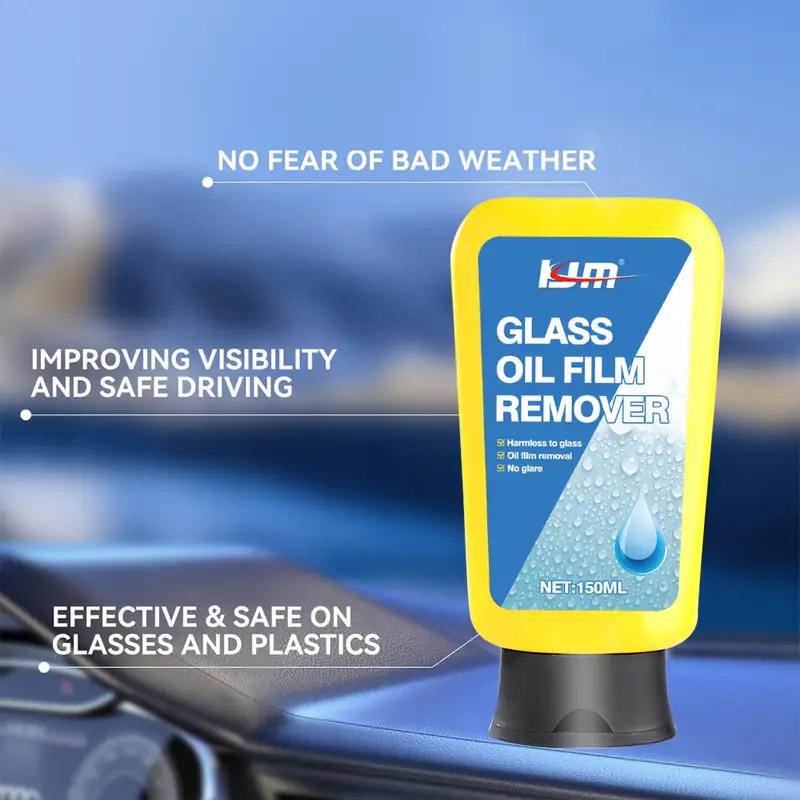 Invisible Windshield Oil Film remover.A Universal Solution for Improving Visibility and Safety,suitable for Automotive and Glass