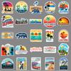 50 Graffiti Stickers Outdoor Travel California Decorative Suitcase Stickers