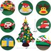 Fayoo DIY Felt Christmas Tree with 30pcs Ornaments, Xmas Gifts for Kids New Year Handmade Christmas Door Wall Hanging Decorations