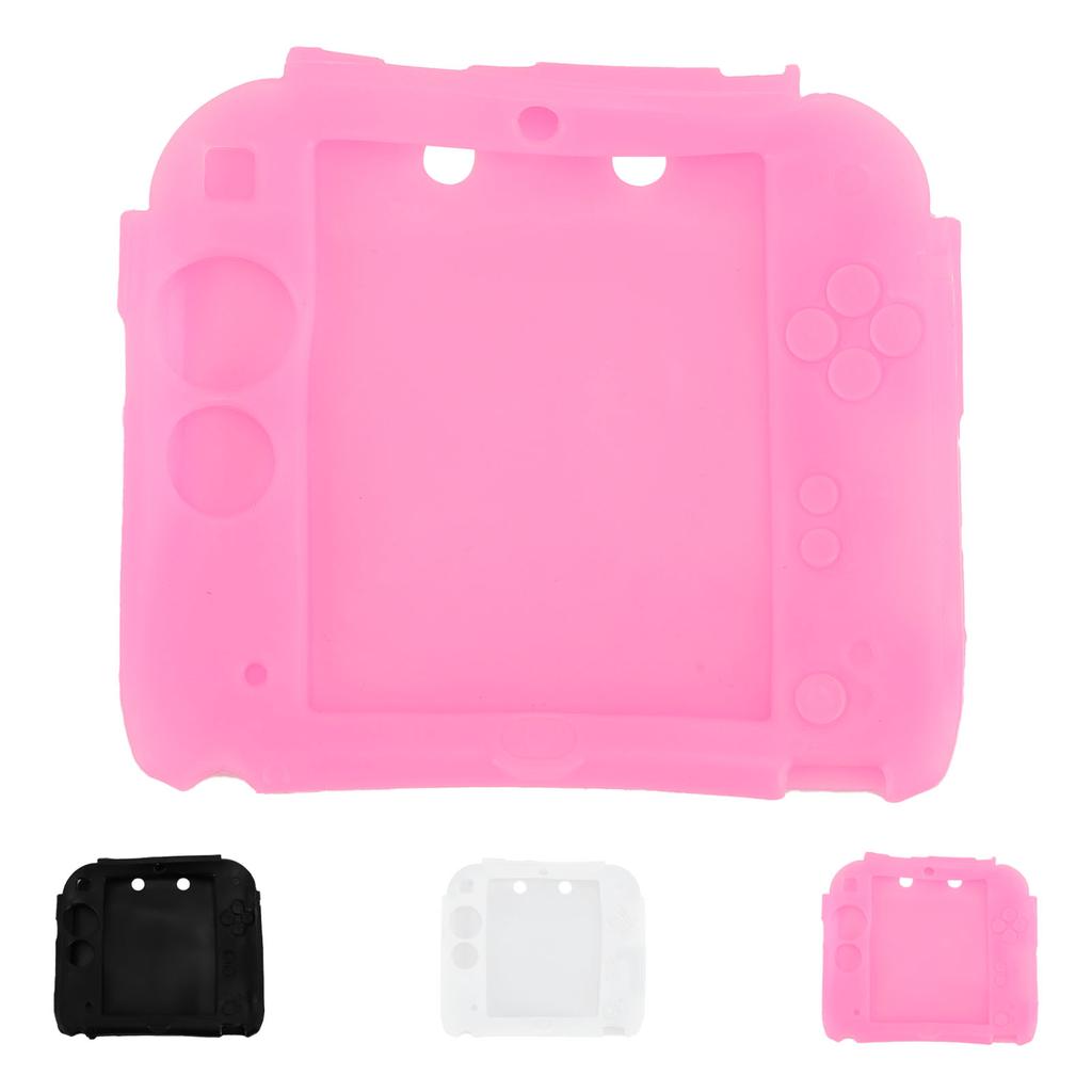 Protective Cover for 2DS Scratch Resistant Soft Silicone Skin Case with Top and Bottom Screen Protec