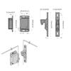 Cupboard Cabinet Door Latch Locks Catches Buckle Suitable for Camper Marine Closet Drawer Furniture Hardware Accessories