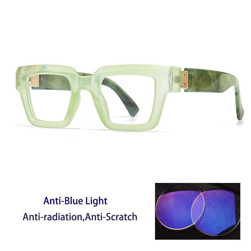 Brand Design Retro Reading Glasses for Men Women Fashion Luxury Large Square Presbyopic Eyewear Dioptric 0 to +6 0