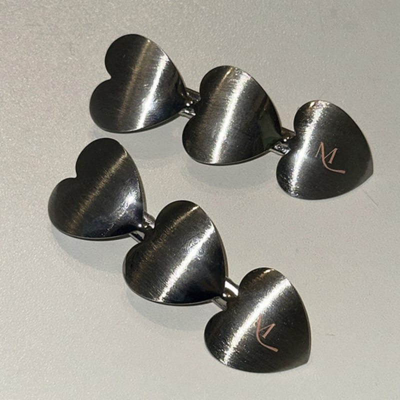 Mosxe Metal Heart Hair Pin (1pcs)