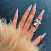 Pony Horse Animal Horse Ring Set Delicate Opening Finger Ring Jewelry Cartoon Glaze Ring  Lady