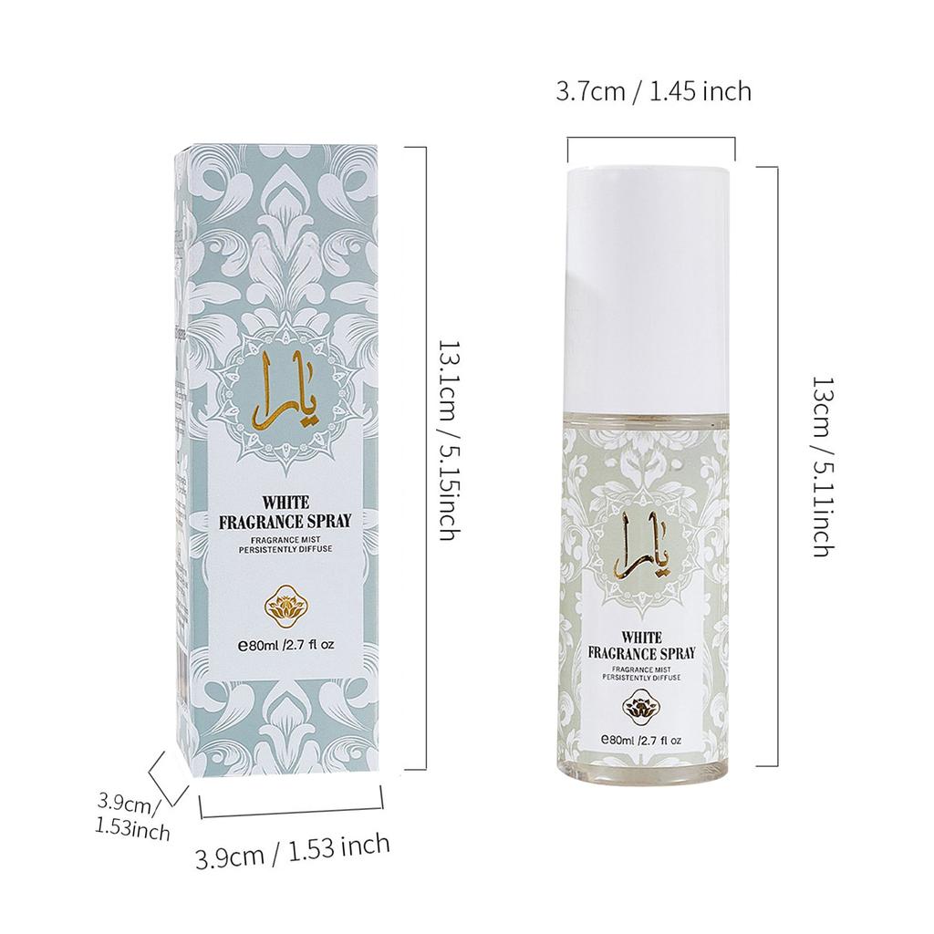 Alcohol Free Fragrance Spray Arab Style Perfume for Women and Men Long Lasting Scent for Dating Work Party and Holiday Vacation Gift