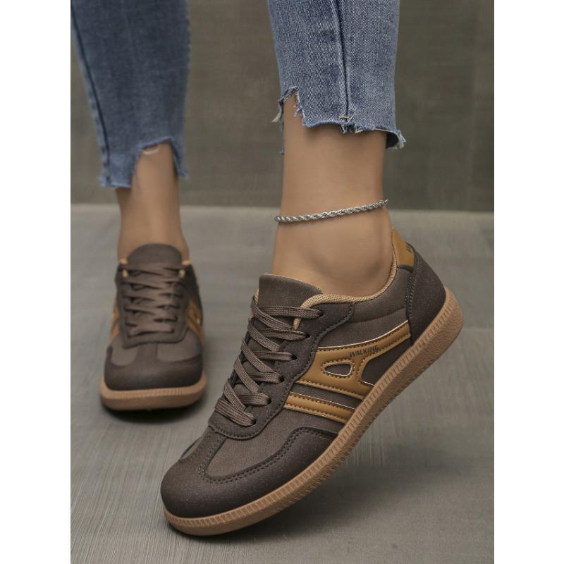 

Женские кроссовки большого размера, новые ретро-расцветки, на плоской подошве, одинарная обувь для женщин 42