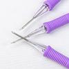 Embroidery Pen with Punch Needle and Threader Durable Set for DIY Handmade Weaving Craft Knitting Home Decor Projects