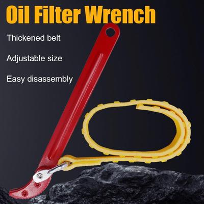 8/12 Zoll Riemenschlüssel, Ölfilter-Abzieher, Riemenschlüssel, Kettenschlüssel, Riemenöffner, verstellbarer Riemenöffner, Kartuschen-Demontagewerkzeug