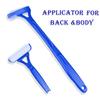 Bear Back Lotion Applicator with Reusable Rollers Foldable Long Handle Smooth Application Lotion Roller