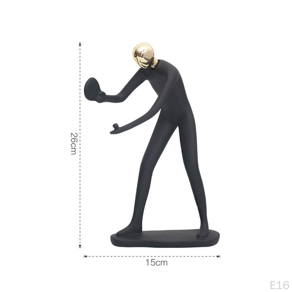 Abstract Resin Sports Sculpture - Modern Decoration for Office And House