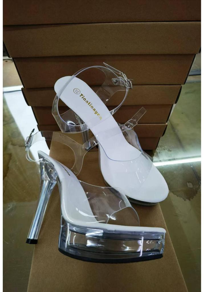 2021 Summer Style Waterproof Platform Stiletto High Heel Wedding & Banquet Sandals
