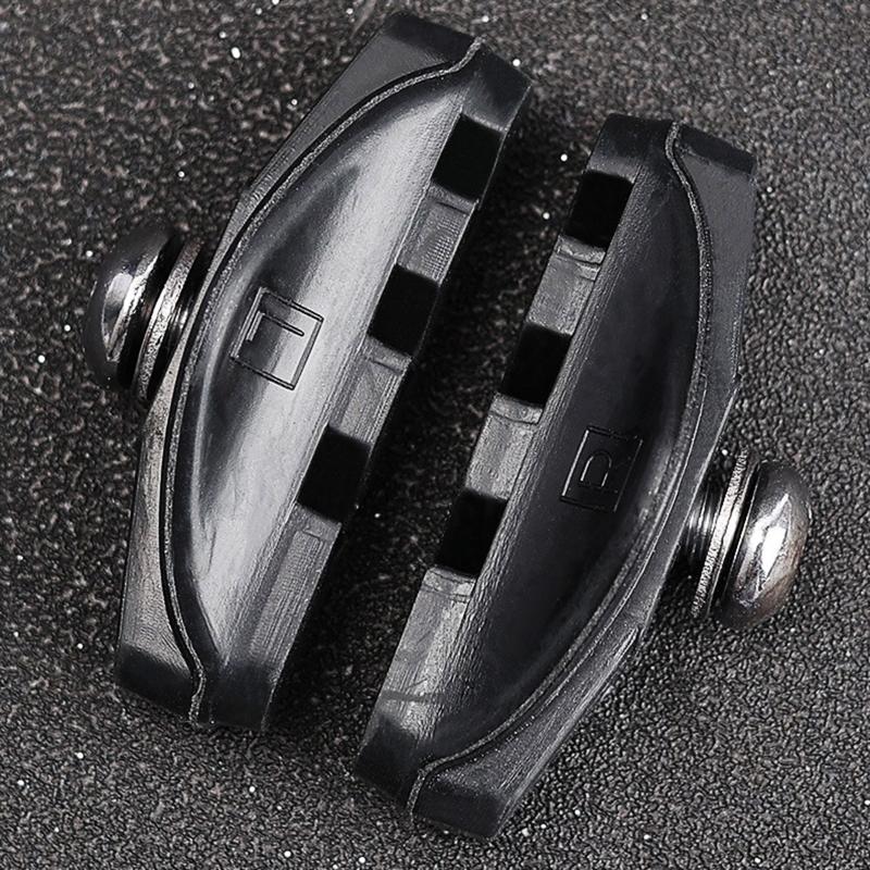 1 Pair Premium Bike Brake Pads Mountain and Road Bicycle V-Brake Pads Bike Rubber Brake Blocks Easy Installation