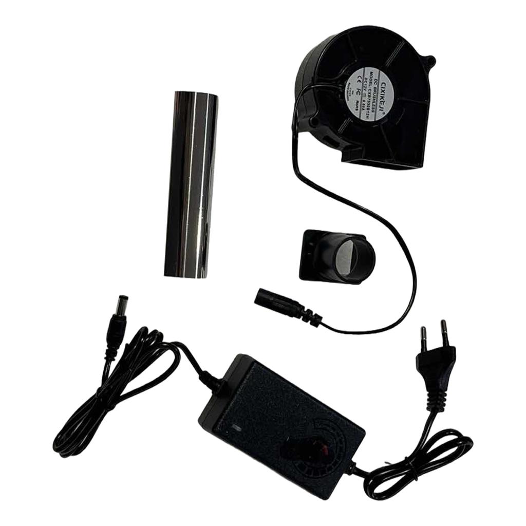 Portable Air Blower DC 12V 5.6W 3800RPM Centrifugal Radial Air Cooler Smelting Metal Fan BBQ Blower Charcoal Cooling Fan