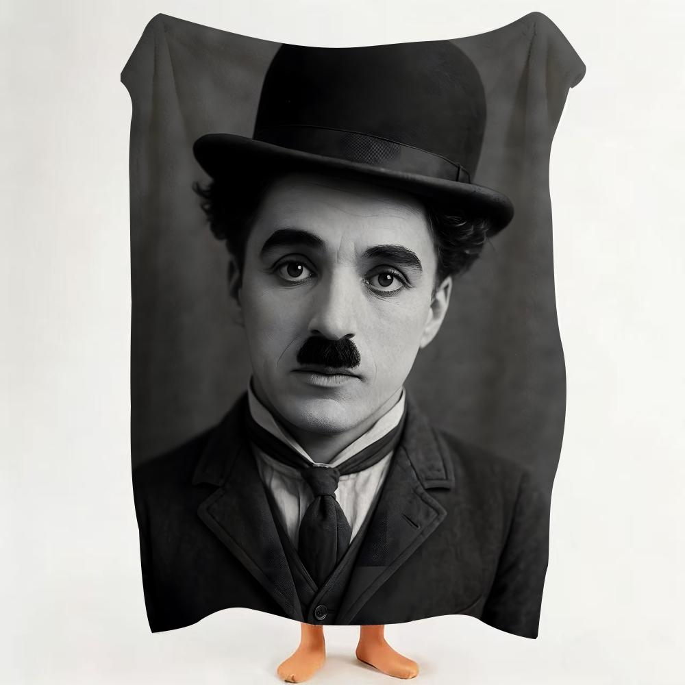 

Celebrity CCharlie CChaplin Throw Flannel Throw Blanket Suitable for Sofa Living Room Bedroom 75cmx90cm