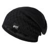 Keep Warm Pullover Cap Fleece Lined Winter Hats Simple Knitted Hats  Winter