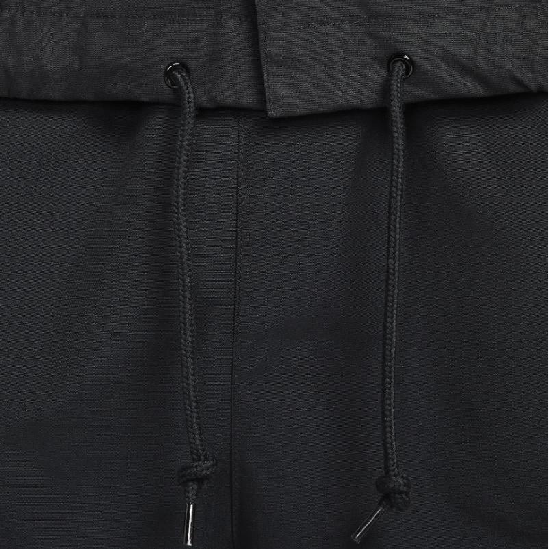 Nike Kulüp Kısa Kollu Oxford Düğmeli Gömlek Erkek gömlekleri Siyah FN3902-010