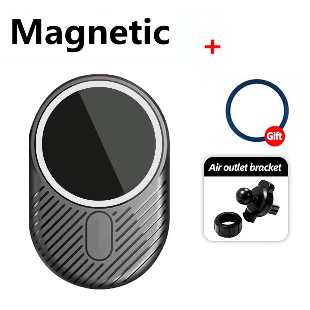 Magnetic Wireless Car Charger Vent Mount for Mag-Safe iPhone 15 14 13 12 Plus Pro Max Mini Magnet Car Charger 30W Mag Safe Ph