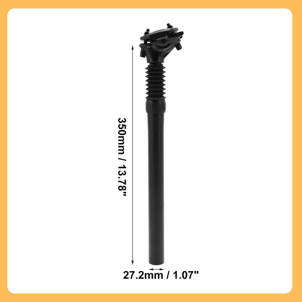 X Autohaux Bicycle Suspension Seatpost 25.4x300mm 27.2x300mm 28.6x300mm Bicycle Seatpost Replacement for Road Mountain Bike MTB