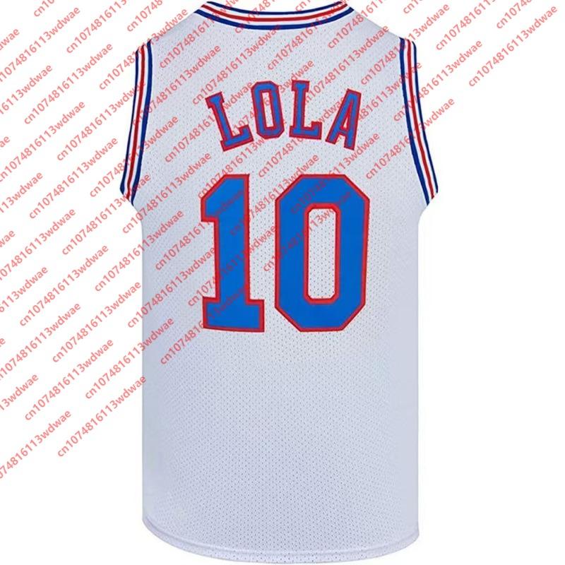 2026 Space Jam Bugs 1 Lola 10 Taz Basketball Jersey Sleeveless Trim Men Cartoon Retro Sports Uniform Vintage Streetwear Kid Top